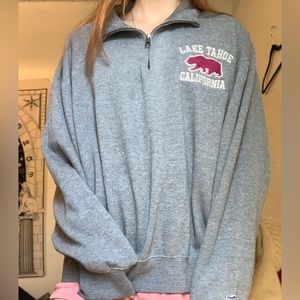 Blue 84 Souvenir Lake Tahoe Quarter Zip